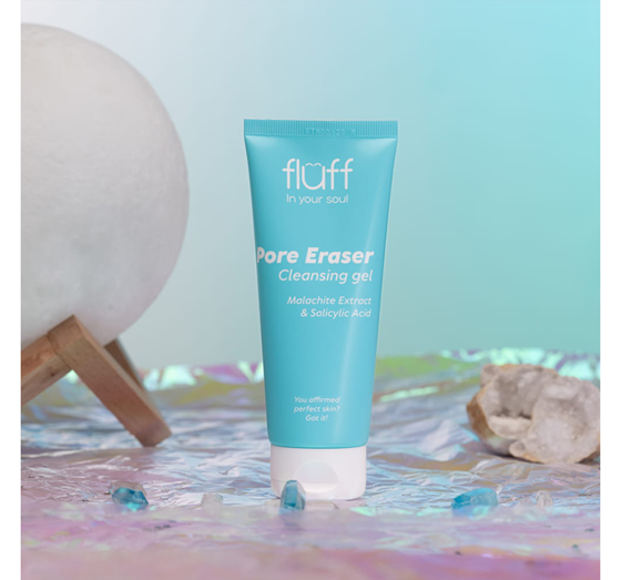 FLUFF IN YOUR SOUL FACE WASH GEL WITH SALICYLIC ACID AND MALACHITE 100ML