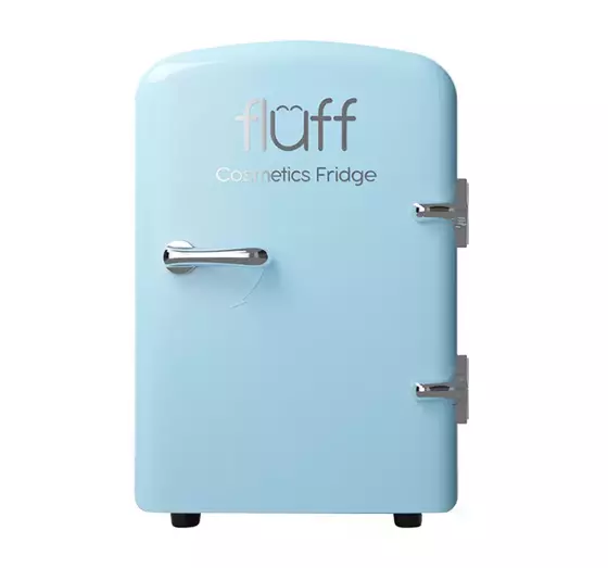 FLUFF MINI COSMETIC REFRIGERATOR BLUE