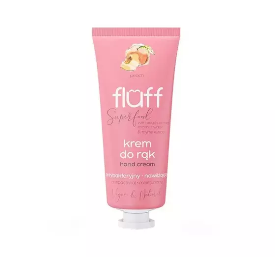 FLUFF SUPERFOOD HAND CREAM PEACH 50ML