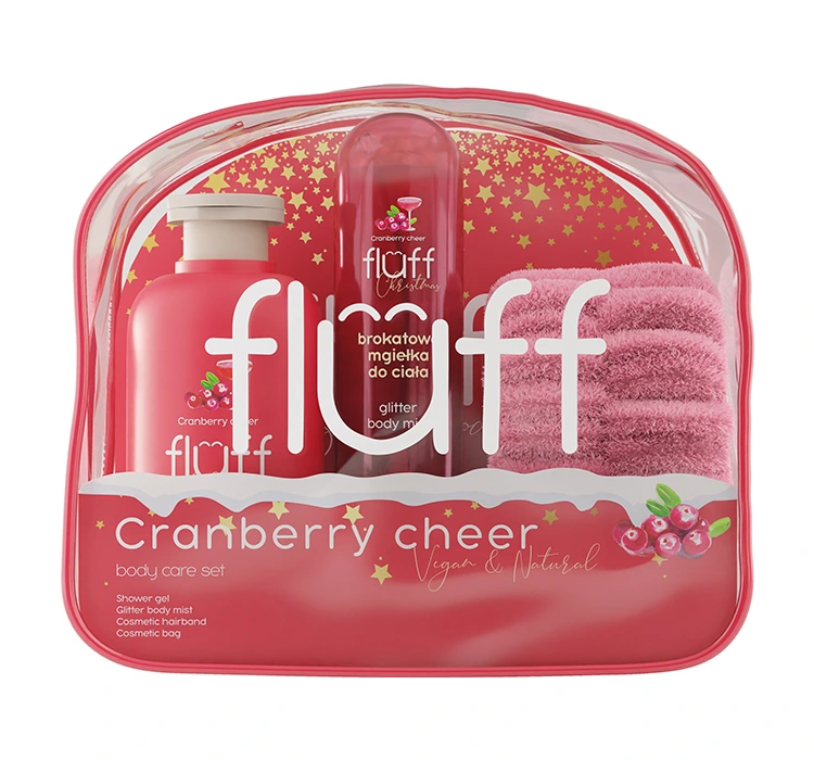 Fluff Cranberry Cheer Body Care Gift Set