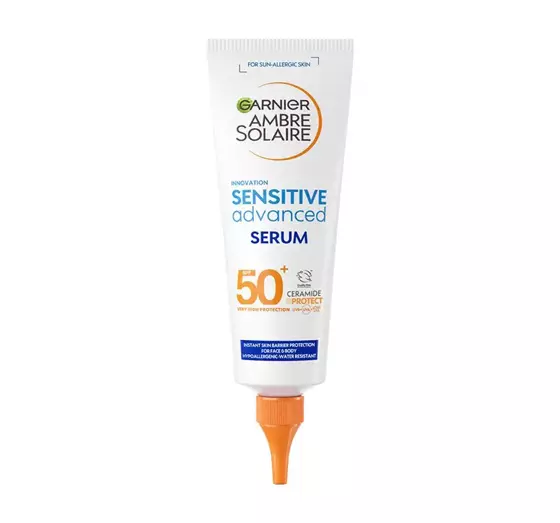 GARNIER AMBRE SOLAIRE HYPOALLERGIC PROTECTIVE FACE AND BODY SERUM SPF50+ 125ML