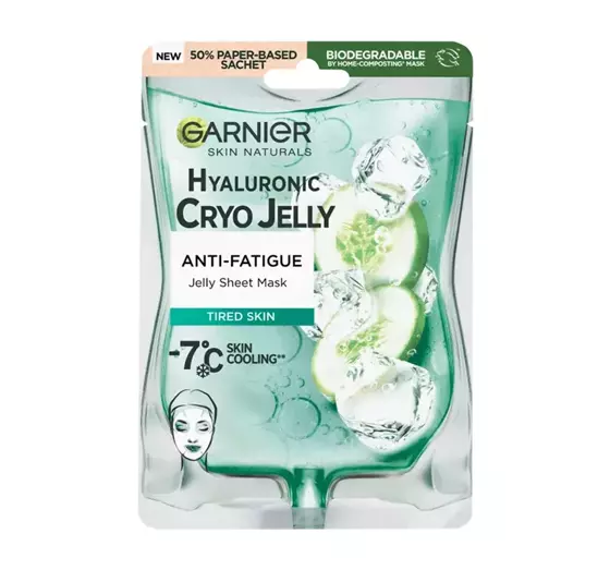 GARNIER HYALURONIC CRYO JELLY HYDRATING JELLY SHEET MASK WITH COOLING EFFECT 27G