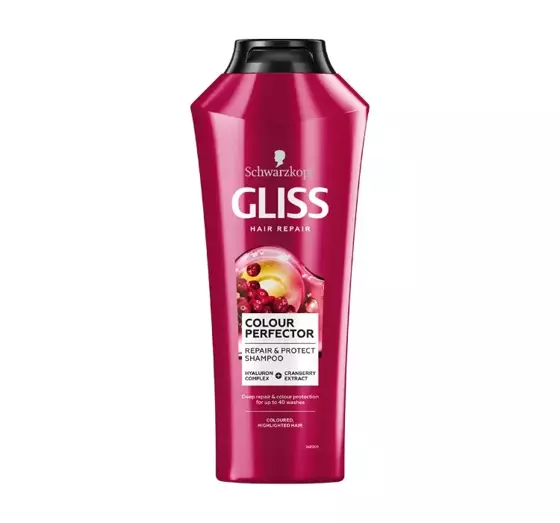 GLISS COLOR PERFECTOR REPAIR & PROTECT SHAMPOO FOR DYED AND BLEACHED HAIR SHAMPOO 400ML