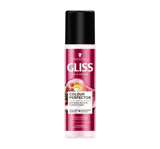 GLISS COLOUR PERFECTOR EXPRESS REPAIR CONDITIONER FOR DYED AND BLEACHED HAIR 200ML