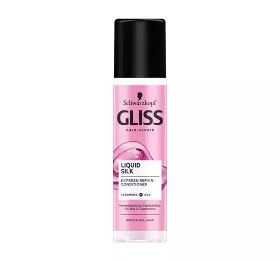 GLISS LIQUID SILK EXPRESS REPAIR CONDITIONER FOR DULL AND BRITLE HAIR 200ML 