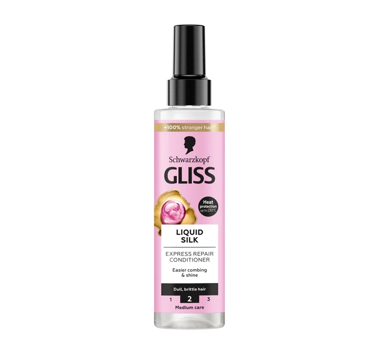 GLISS LIQUID SILK EXPRESS REPAIR CONDITIONER FOR DULL AND BRITLE HAIR 200ML 