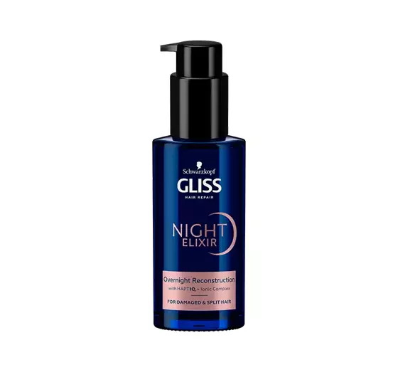 GLISS NIGHT ELIXIR OVERNIGHT RECONSTRUCTION FOR DAMAGED HAIR 100ML