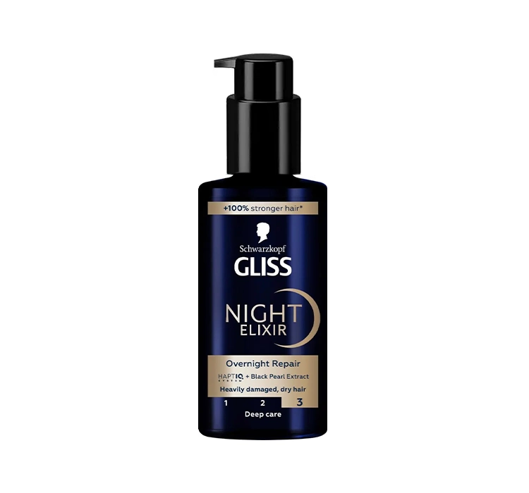 GLISS NIGHT ELIXIR OVERNIGHT REPAIR FOR VERY DAMAGED HAIR 100ML