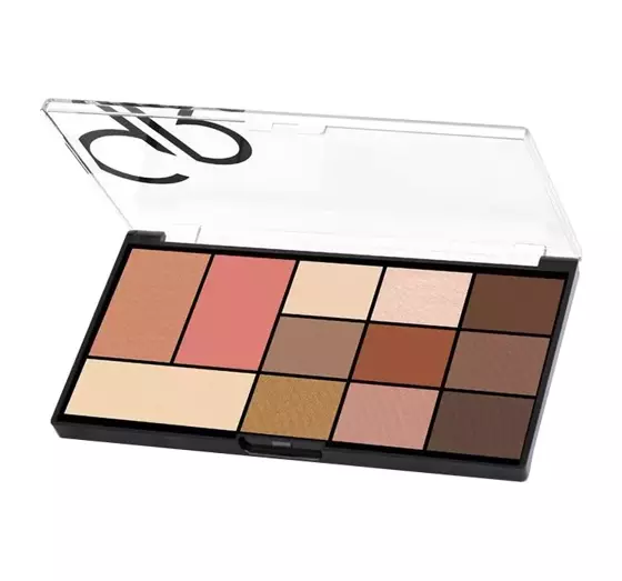 GOLDEN ROSE CITY STYLE FACE & EYE MAKEUP PALETTE 01 WARM NUDE 23.9G