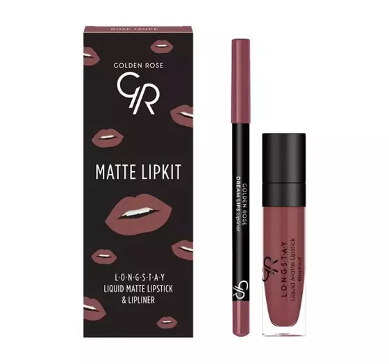 GOLDEN ROSE MATTE LIPKIT ROSE TAUPE