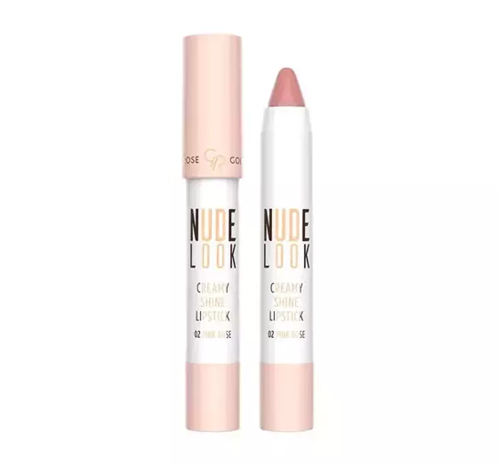 GOLDEN ROSE NUDE LOOK CREAMY LIPSTICK CRAYON 02 PINK ROSE 3.5G