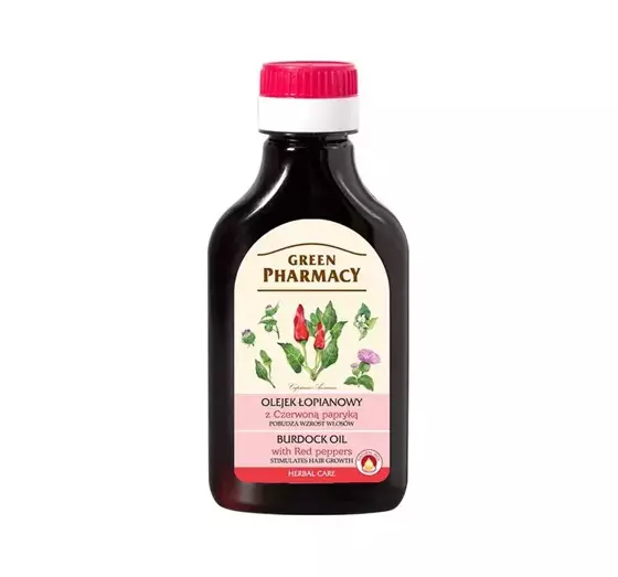 GREEN PHARMACY BURDOCK OIL WITH RED PEPPER