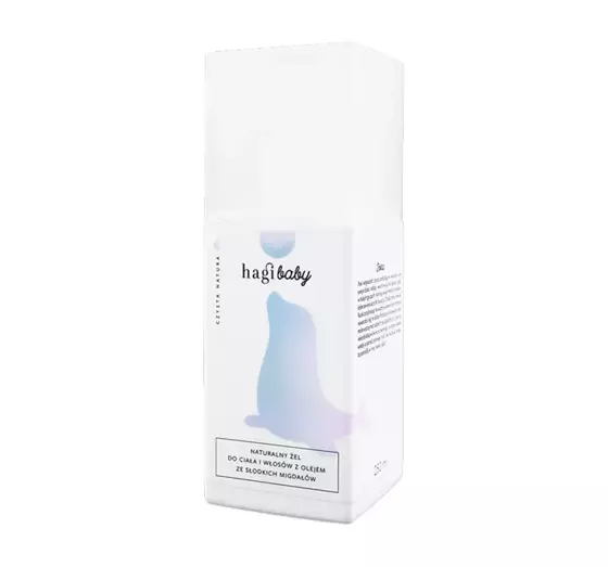 HAGI BABY NATURAL BODY AND HAIR WASH GEL WITH SWEET ALMOND OIL 250ML