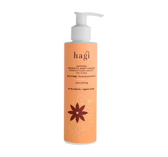 HAGI SPICY ORANGE PROBIOTIC BODY YOGHURT 200ML