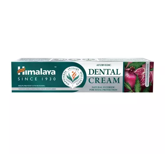 HIMALAYA AYURVEDIC DENTAL CREAM TOOTHPASTE WITH NATURAL FLUORIDE 100G