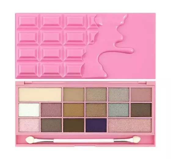 I HEART REVOLUTION CHOCOLATE EYESHADOW PALETTE PINK FIZZ 22G 