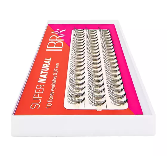 IBRA FALSE EYELASHES INDIVIDUAL LASHES C0,07 10MM