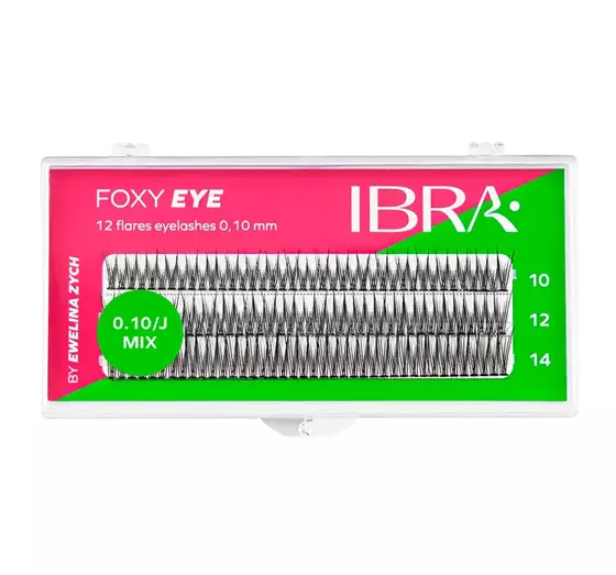 IBRA FOXY EYE TUFTS EYELASHES INDIVIDUALS MIX