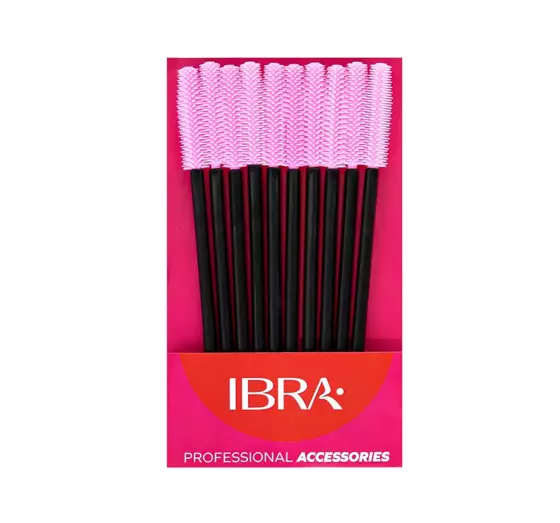 IBRA SILICONE LASH & BROW BRUSH 10 PCS