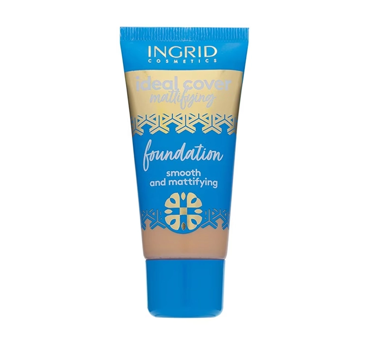 INGRID IDEAL COVER MATTIFYING FACE FOUNDATION 404 TAN 30ML