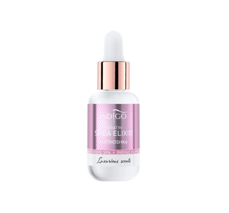 Indigo Keratin Shea Elixir Cuticle and Nail Oil Matrioshka 8ml