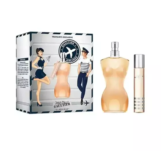 JEAN PAUL GAULTIER CLASSIQUE EAU DE TOILETTE SPRAY 100ML + 20ML