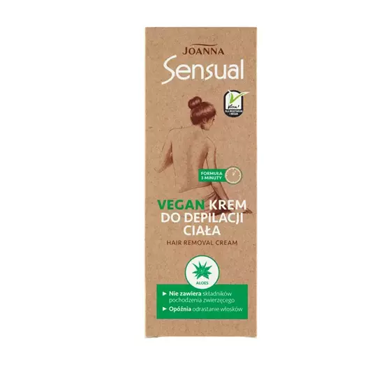 JOANNA SENSUAL VEGAN BODY EPILATION CREAM 100G