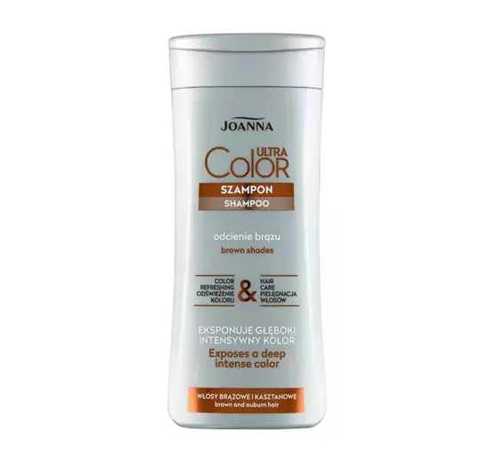 JOANNA ULTRA COLOR HAIR SHAMPOO SHADES OF BROWN 200ML