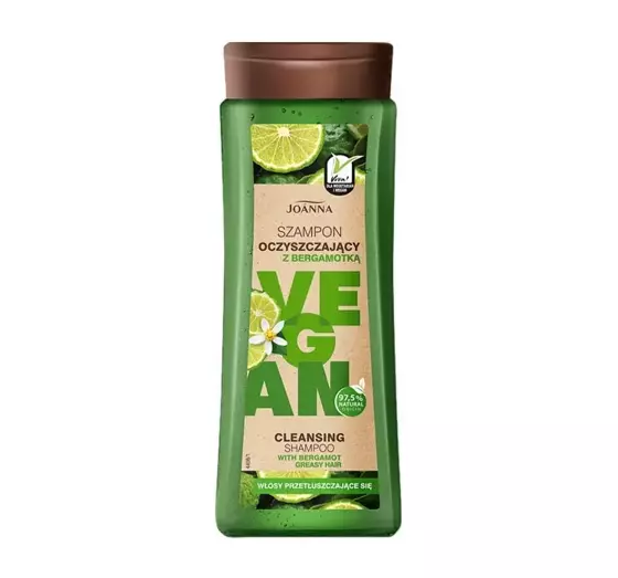 JOANNA VEGAN CLEANSING SHAMPOO WITH BERGAMOT 300ML