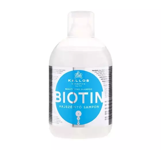 KALLOS KJMN BIOTIN HAIR SHAMPOO WITH BIOTIN 1000ML