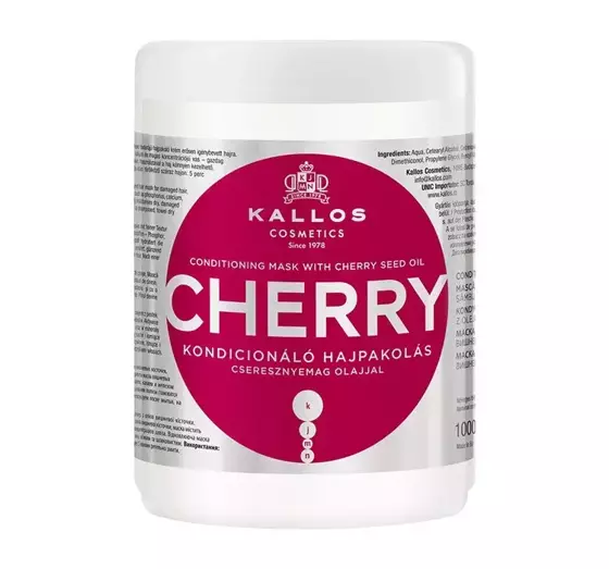 KALLOS KJMN CHERRY CHERRY HAIR MASK 1000ML