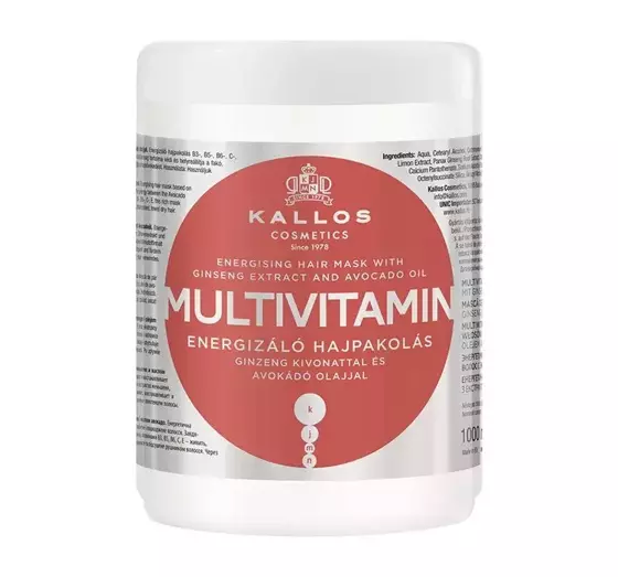 KALLOS KJMN MULTIVITAMIN HAIR MASK 1000ML