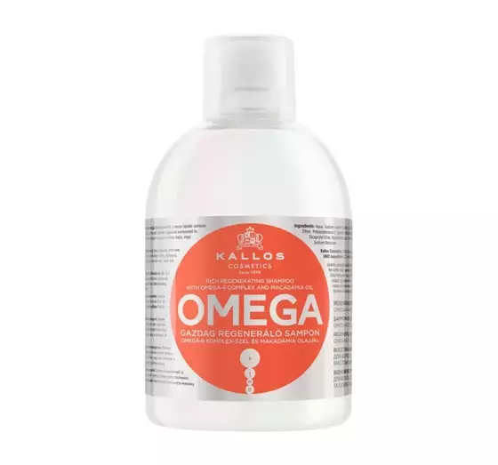 KALLOS KJMN OMEGA HAIR SHAMPOO 1000ML