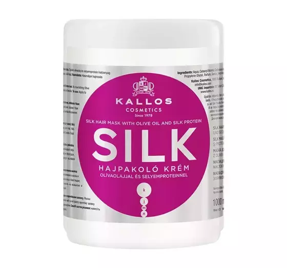 KALLOS KJMN SILK MASK HAIR MASK 1000ML