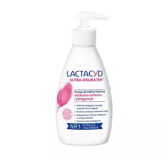 LACTACYD ULTRA-GENTLE INTIMATE HYGIENE WASH WITH PUMP 200ML