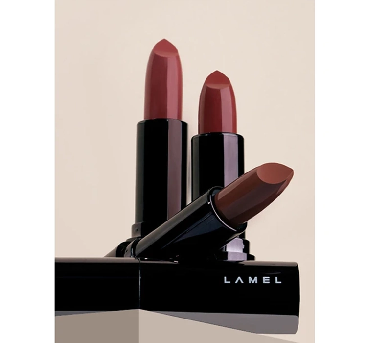 LAMEL POWDER DROP LONG-LASTING MATTE LIP LIPSTICK 401 COLD-BEIGE 3.8G