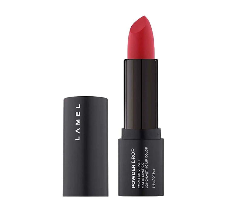 LAMEL POWDER DROP LONG-LASTING MATTE LIP LIPSTICK 408 CYBERPUNK 3.8G