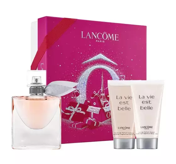 LANCOME LA VIE EST BELLE EAU DE PARFUM 50ML + GEL 50ML + BODY LOTION 50ML