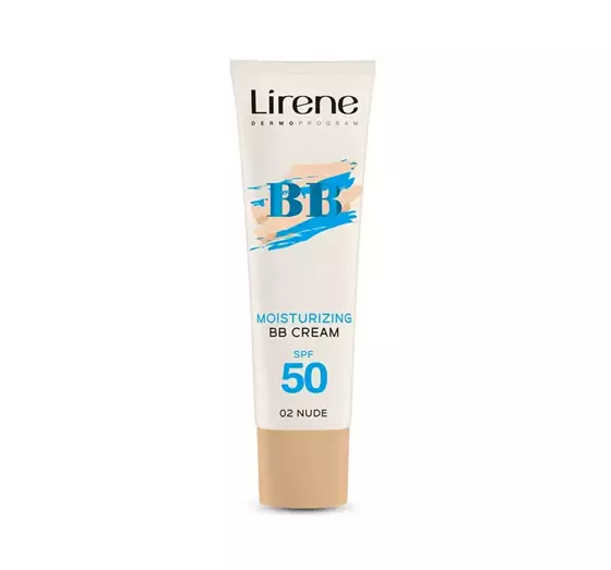 LIRENE MOISTURISING TINTING CREAM BB SPF50 02 NUDE 30ML