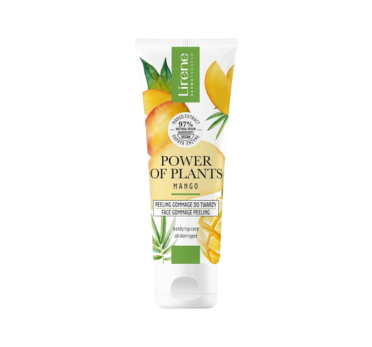 LIRENE POWER OF PLANTS MANGO FACE GOMMAGE PEELING  75ML