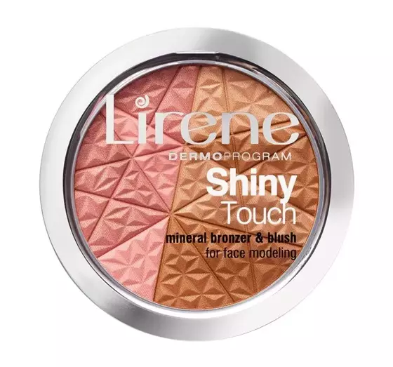 LIRENE SHINY TOUCH MINERAL SHIMMER BRONZER & BLUSH FOR FACE MODELING 9G