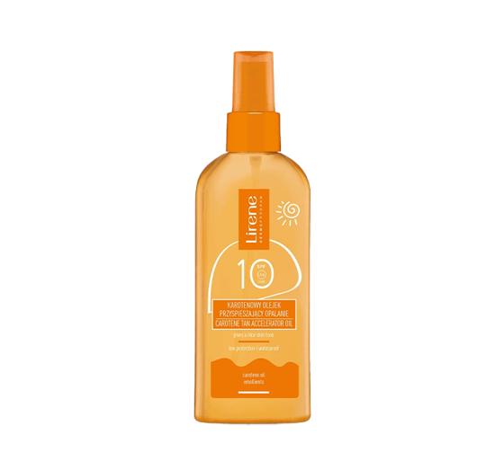 LIRENE TAN ACCELERATOR CAROTENE OIL SPF10 SPRAY 150ML