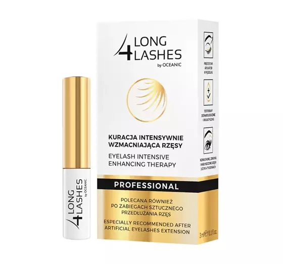 LONG 4 LASHES INTENSIVE STRENGTHENING TREATMENT FOR EYELASHES 3ML 