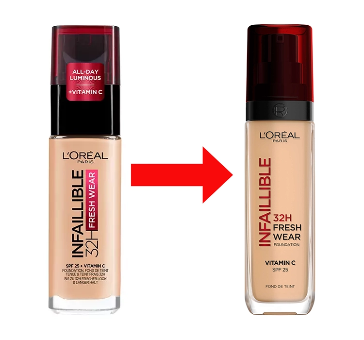 LOREAL INFAILLIBLE 32H FRESH WEAR LONG-LASTING FOUNDATION 015 30ML