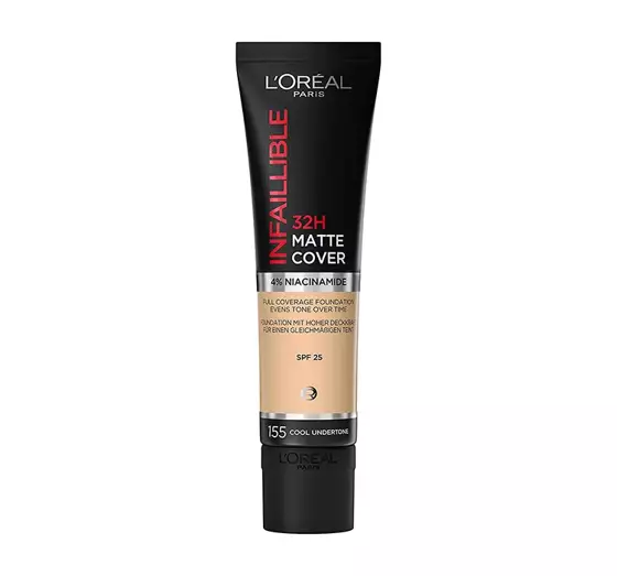 LOREAL INFAILLIBLE 32H MATTE COVER LONG LASTING FACE FOUNDATION 155 30ML