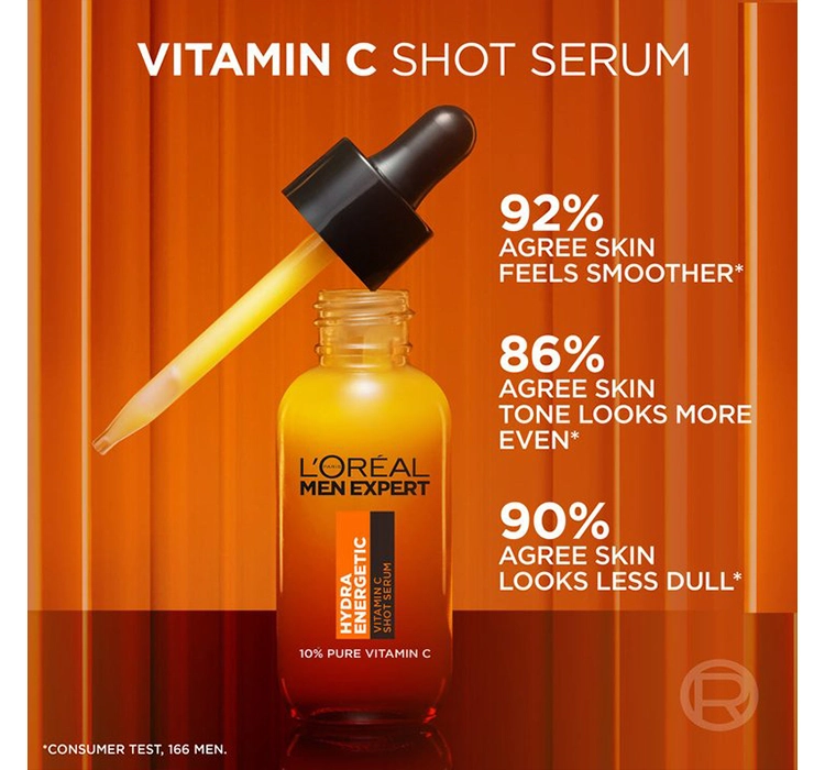 LOREAL MEN EXPERT HYDRA ENERGETIC SERUM WITH VITAMIN C 30ML