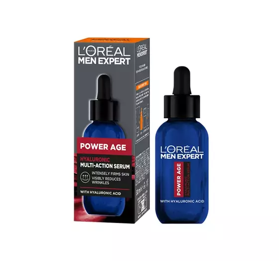 LOREAL MEN EXPERT POWER AGE MULTI-TASKING SERUM WITH HYALURONIC ACID 30ML