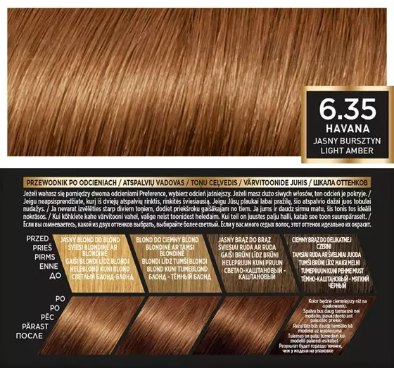 LOREAL RECITAL PREFERENCE PERMANENT HAIR DYE A3 6.35