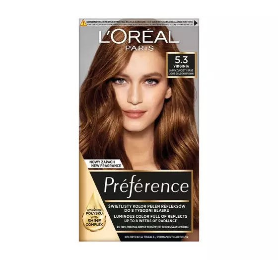 LOREAL RECITAL PREFERENCE PERMANENT HAIR DYE G 5.3