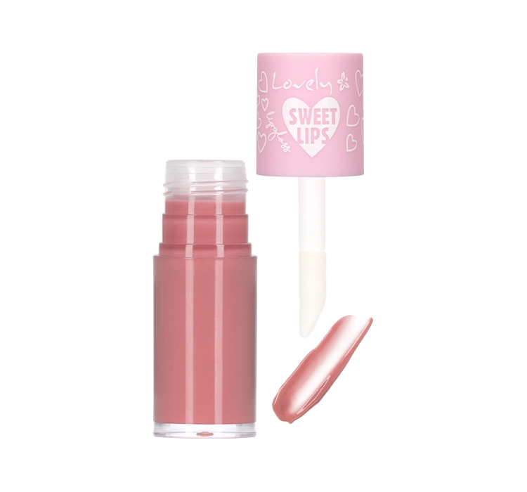 LOVELY SWEET LIPS LIP GLOSS SEMI-TRANSPARENT FORMULA 2 6ML